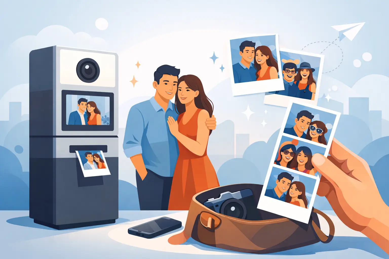 Fotobox Erinnerungen sofort mitnehmen
