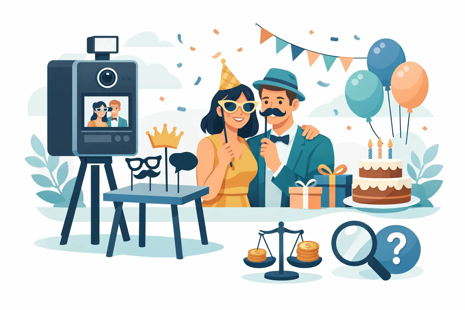 Fotobox für Geburtstag mieten - lohnt es sich?