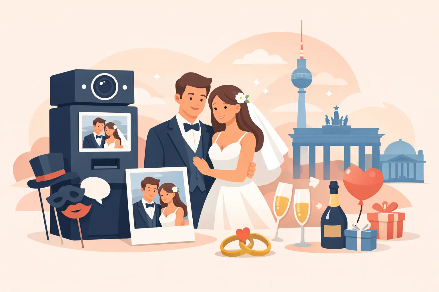 Fotobox Hochzeit Berlin - worauf es ankommt