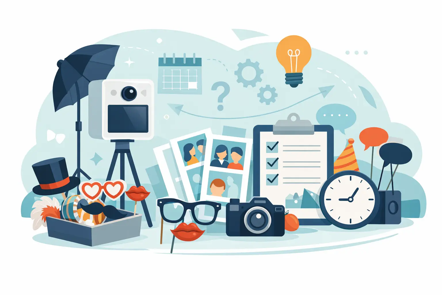 Fotobox mit Requisiten richtig planen