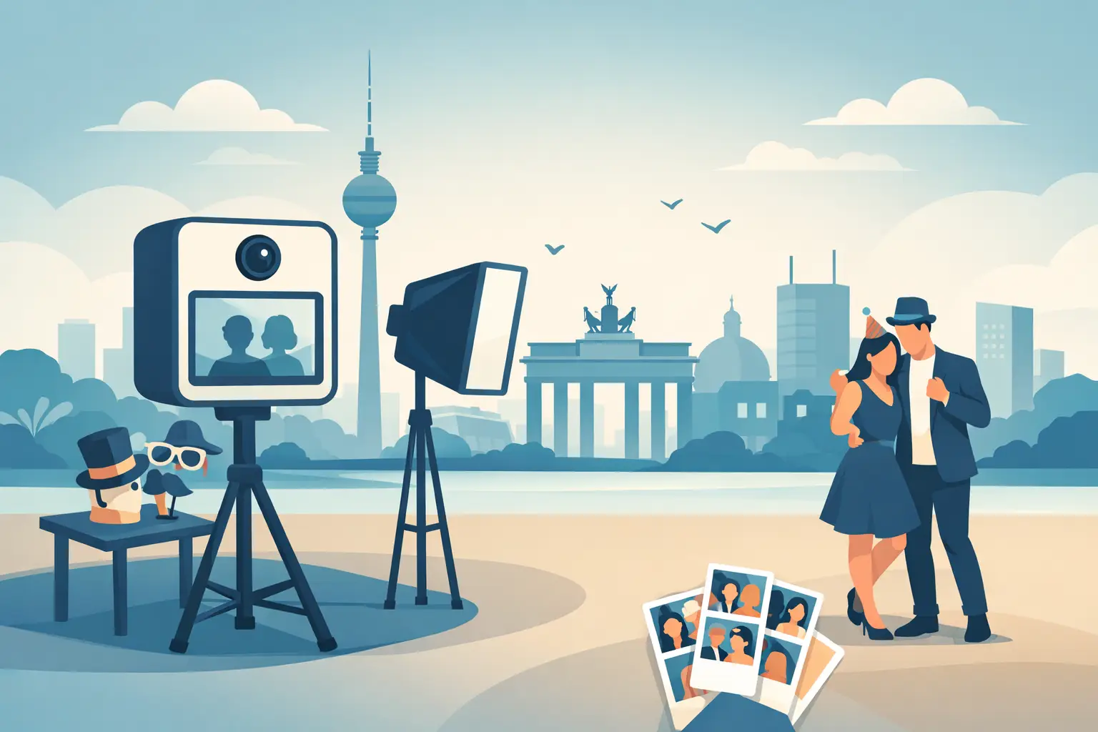 Professionelle Fotobox mieten in Berlin